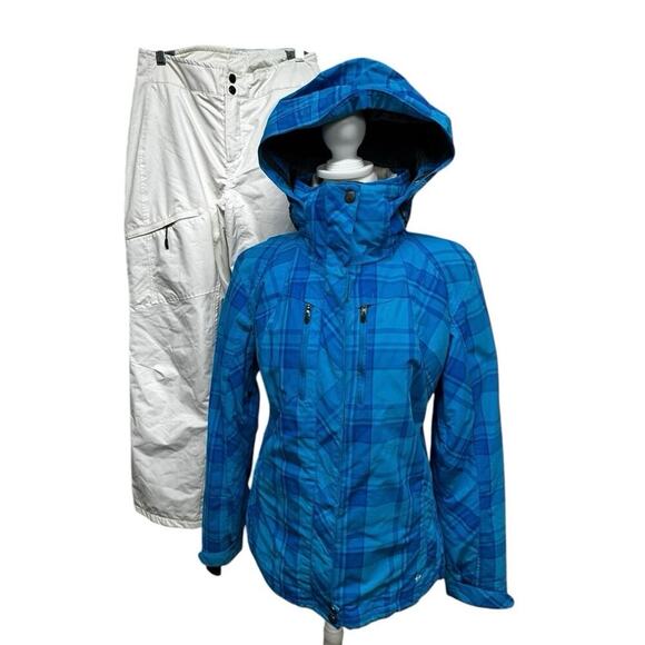 Columbia Blue Whirlibird™ V Interchange Jacket Zip Out Liner Venting Hood Size S - Picture 3 of 16